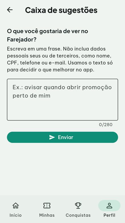 Caixa de sugestões